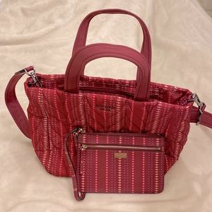 Kate spade heart purse & matching wristlet